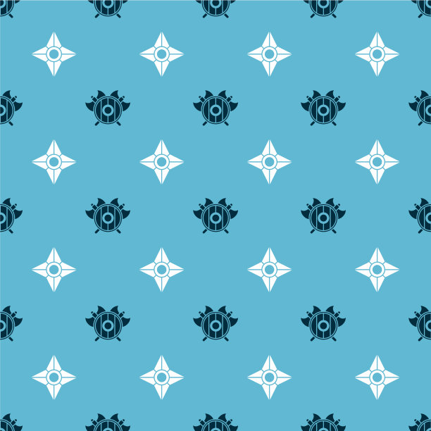 设置中世纪盾牌十字斧和日本图片下载