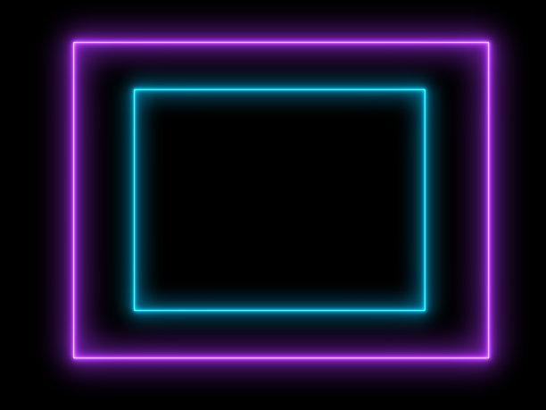 霓虹灯框架图片下载