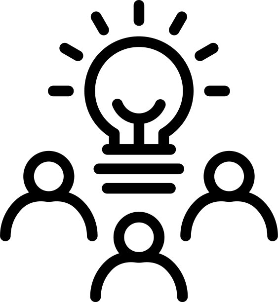 人们的想法图标轮廓风格图片下载