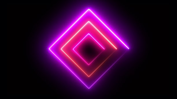 多边形环闪光均衡器抽象背景图片下载