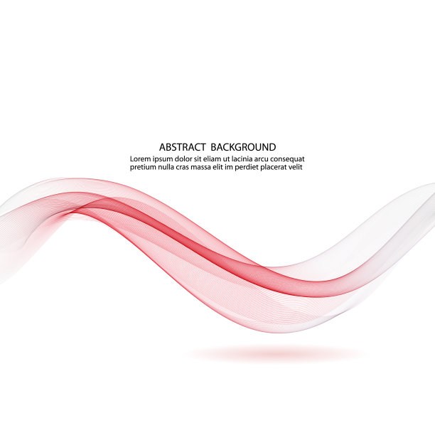 抽象透明红线背景图片下载