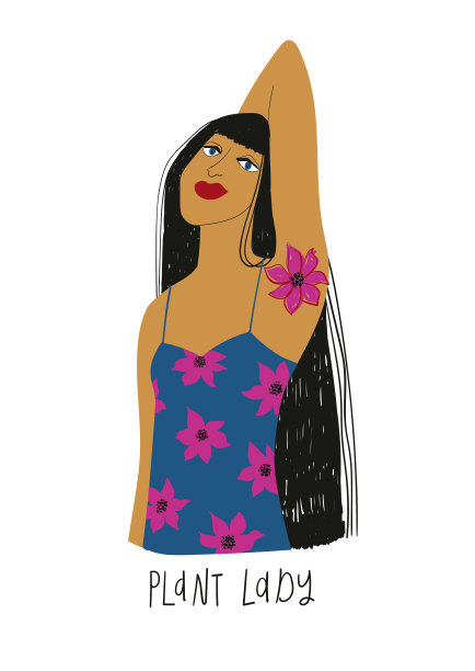 穿着花裙子的北美印第安妇女图片下载