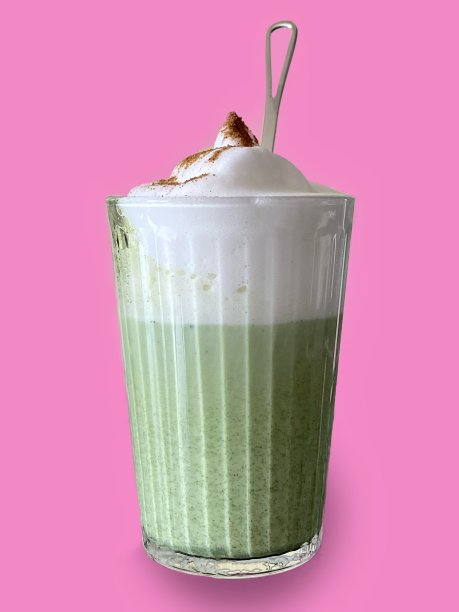 抹茶奶泡图片下载