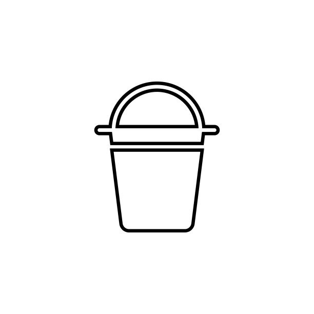 用于网页和手机的桶图标图片下载