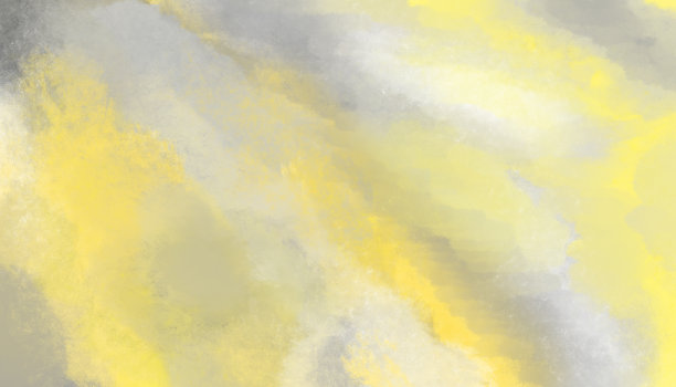 垃圾水彩抽象背景与黄色和灰色条纹。用颜料画大理石。壁纸的屏幕图片下载