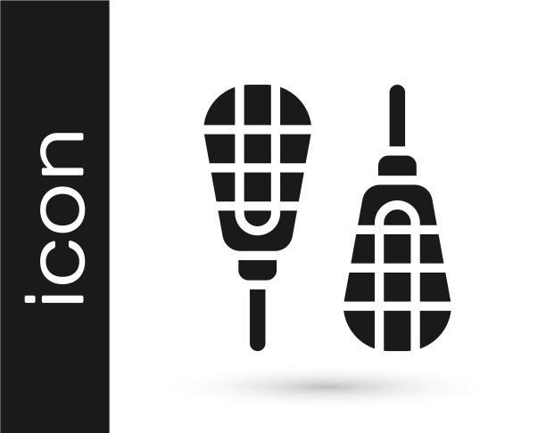 黑色雪鞋图标孤立在白色背景图片下载