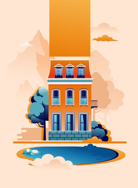 山里的乡下房子图片下载