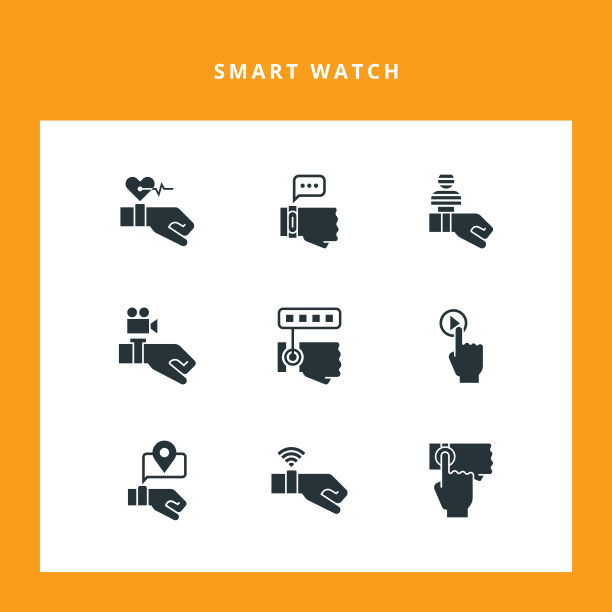 手上的智能手表图片下载