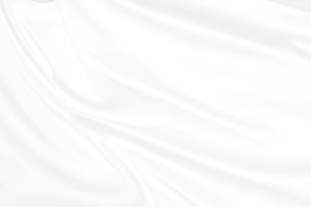 优雅的白色和灰色平滑曲线形状的柔软织物抽象装饰时尚纺织背景图片下载