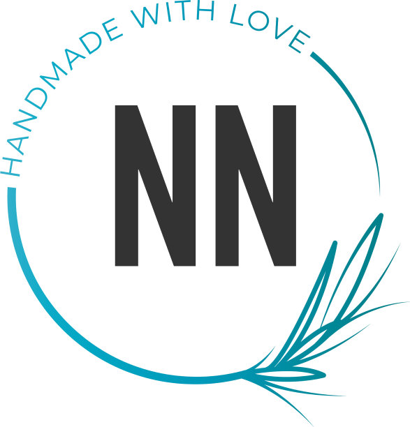 首字母nn花女性标志模板图片下载