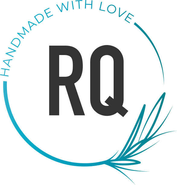 首字母rq花女性标志模板图片下载