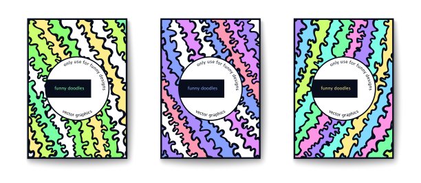 Ð“充满幻想的明亮飞行者”。简单有趣的卡片。自由手绘涂鸦打印。向量封面模板图片下载