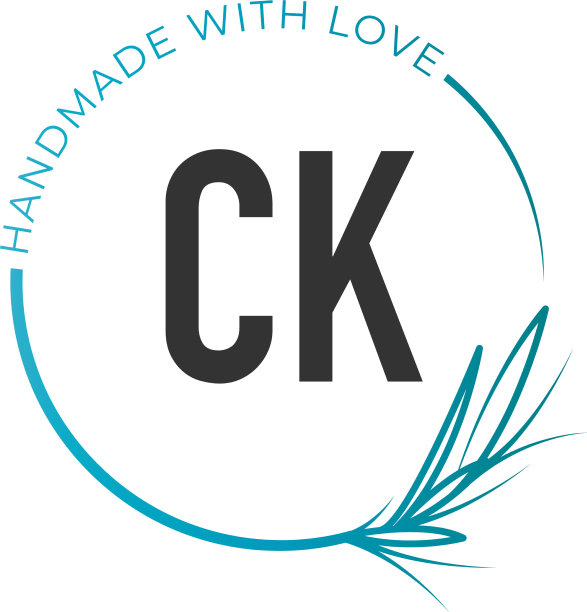 首字母ck花女性标志模板图片下载