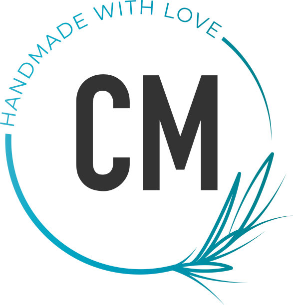 首字母cm花女性标志模板图片下载