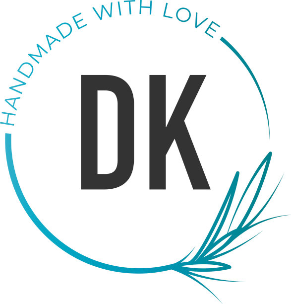 首字母dk花女性标志模板图片下载