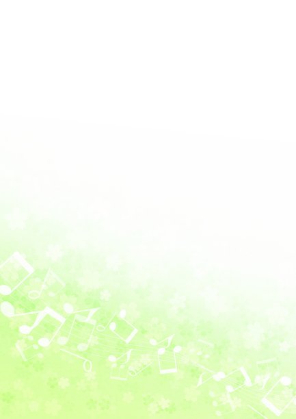 绿色乐谱架图片下载