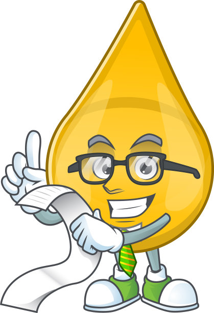 吉祥物卡通金发血清与菜单列表图片下载