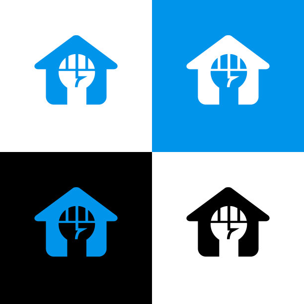 家庭革命标志图标设计模板元素图片下载