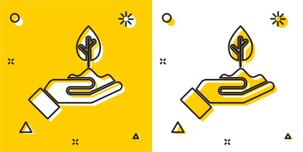 32、黑植物在手环保图片下载