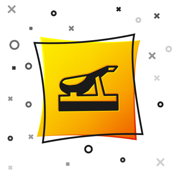 黑色西班牙火腿上的木制火腿图标图片下载