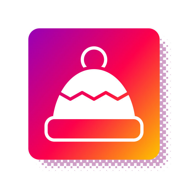 白色无檐帽图标孤立在白色背景图片下载