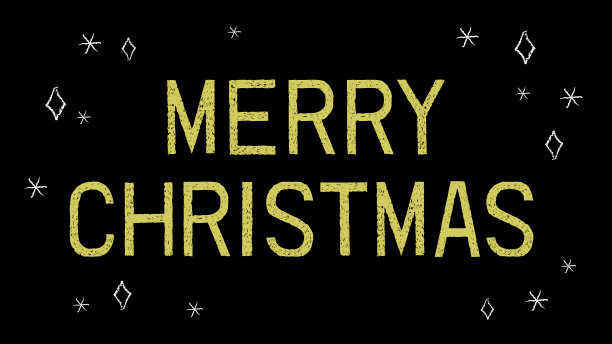 圣诞快乐排版图片下载