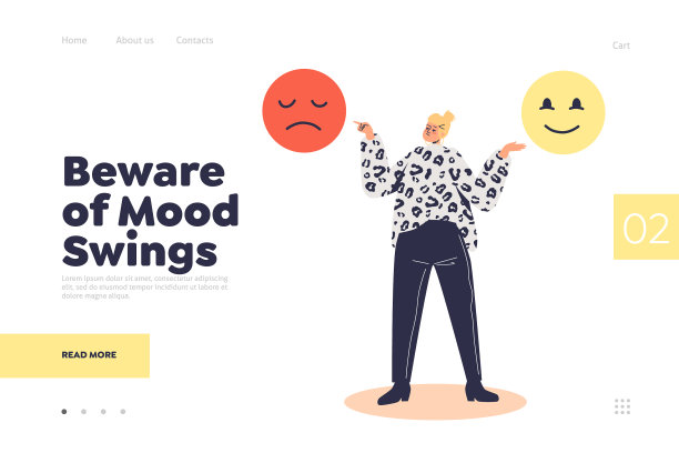 情绪波动意识概念登陆页面用图片下载
