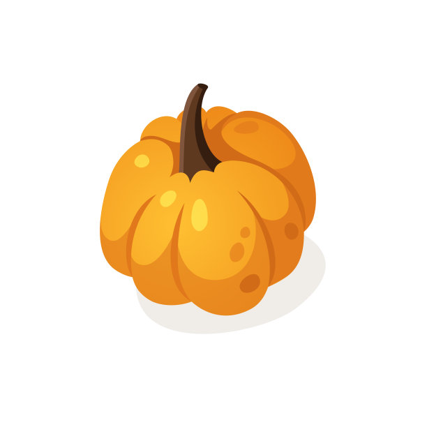 卡通南瓜香料季节形象。手绘时尚蔬菜。矢量绘图新鲜的有机食品。夏季插图素食成分的冰沙或派图片下载