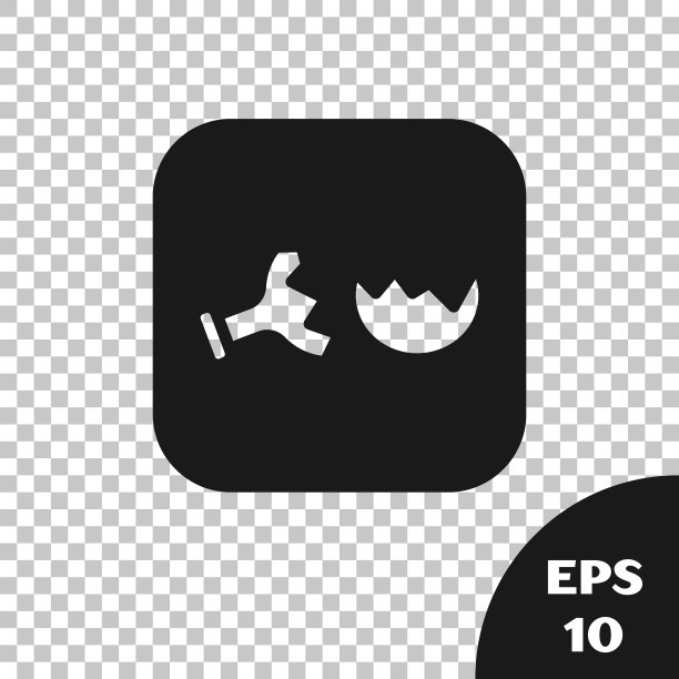 黑色破碎试管和化学实验室测试图标隔离在透明背景上。实验室玻璃器皿。向量图片下载