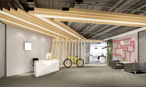 3d渲染od工作办公室图片下载