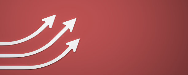 背景前带有箭头的抽象商业符号图片下载