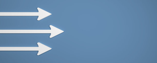 背景前带有箭头的抽象商业符号图片下载