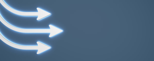 背景前带有箭头的抽象商业符号图片下载