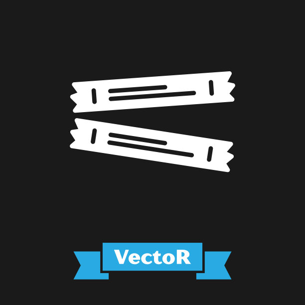 白糖贴包图标孤立在黑色图片下载