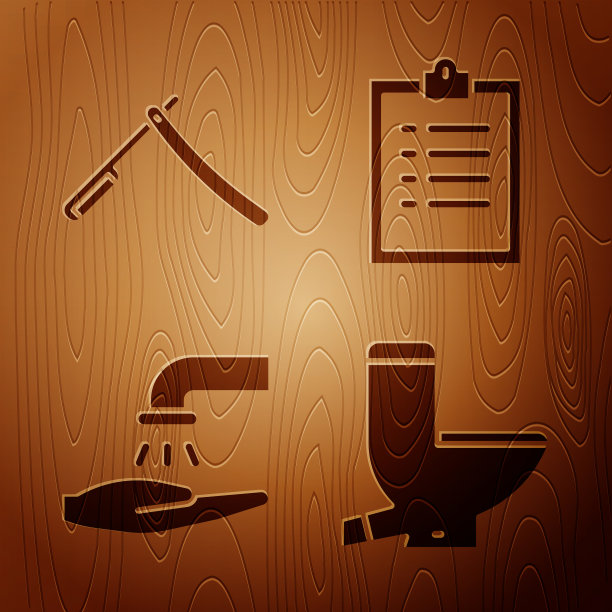 设马桶直刮胡刀洗手图片下载