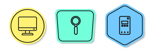 设行电脑显示器屏幕放大镜图片下载