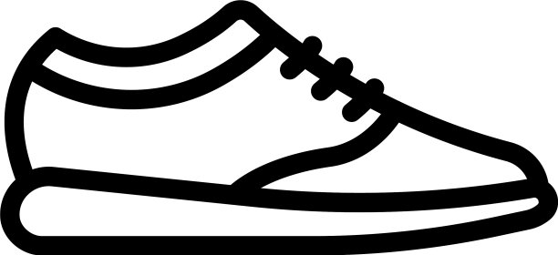 训练鞋图标轮廓风格图片下载