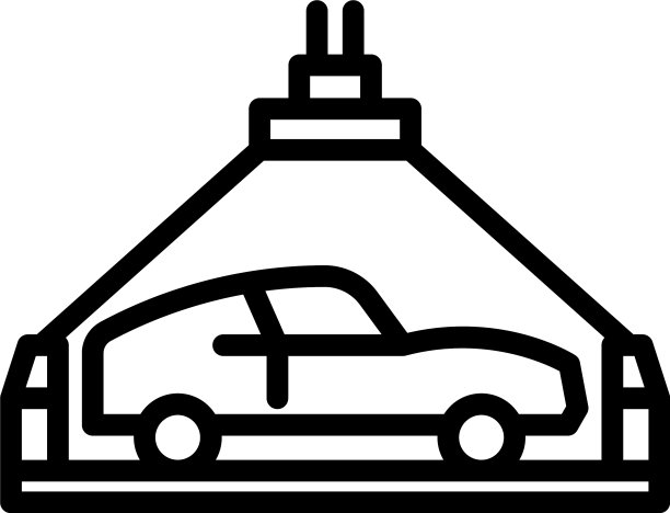 车辆升降机图标轮廓样式图片下载