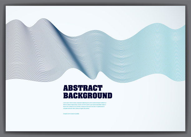 波浪线流体抽象背景3d彩色图片下载