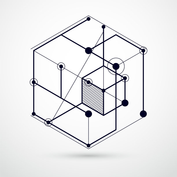 机械方案黑白工程图片下载