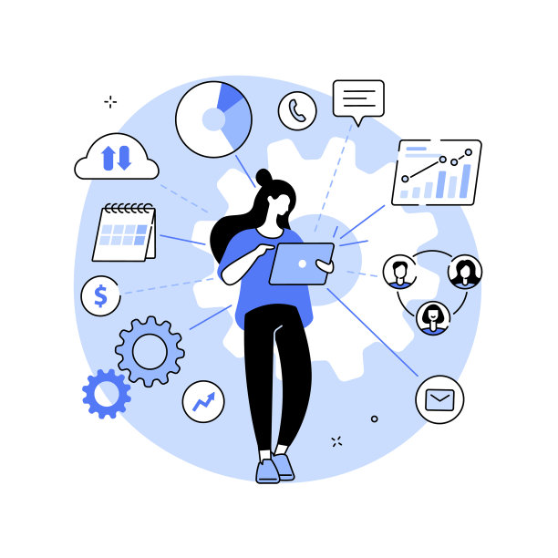 商业智能抽象概念图片下载