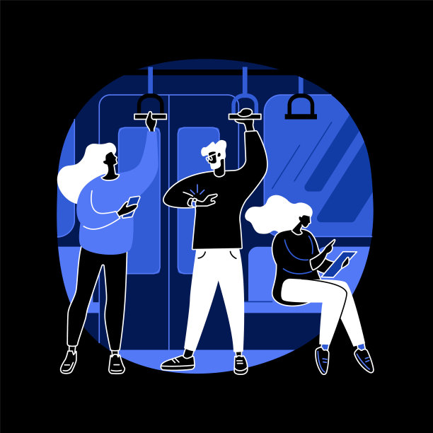 公共交通抽象概念图片下载