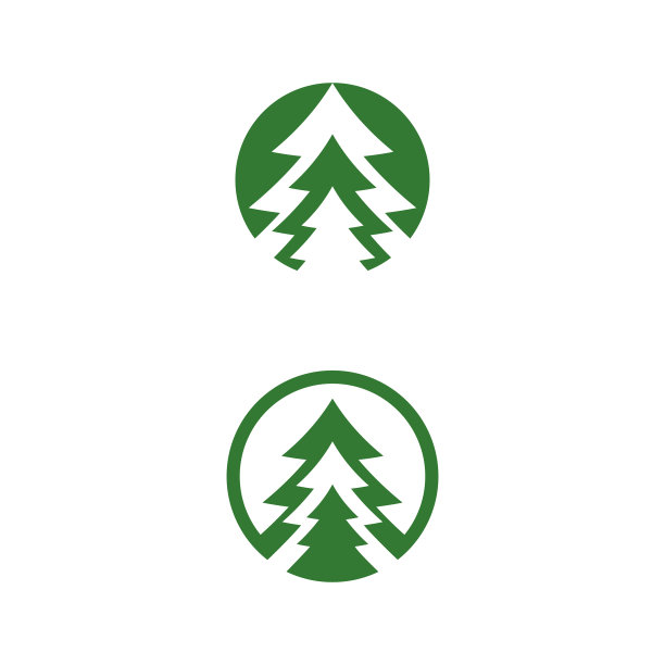 雪松树图标图片下载