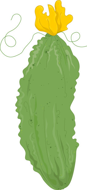 现实复古复古卡通黄瓜图片下载