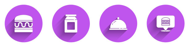 提供汉堡的在线订购和送货服务图片下载