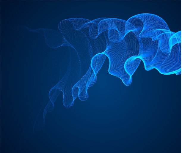 抽象背景与魔术波流动图片下载