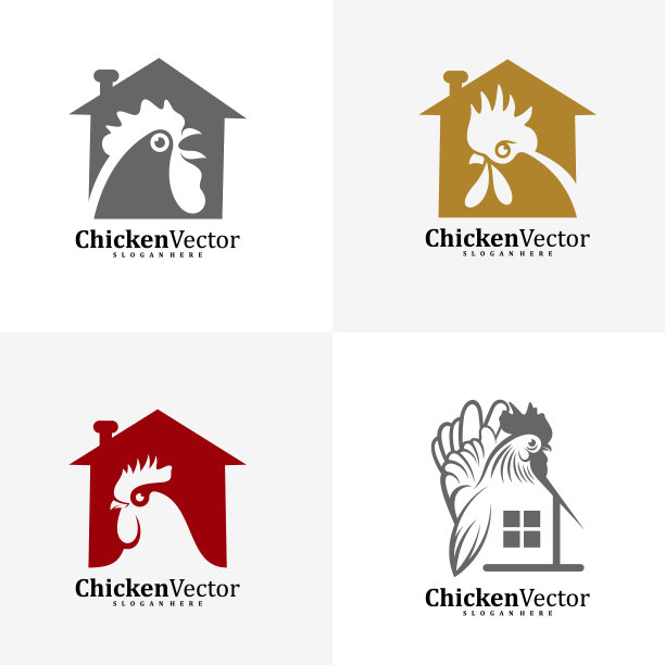设置鸡舍标志公鸡设计模板图片下载