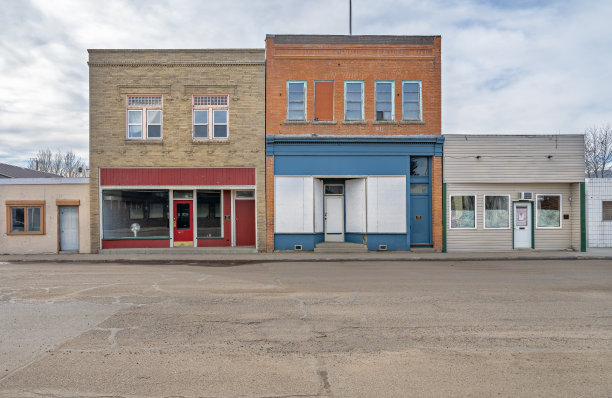 巴萨诺废弃的店面图片下载