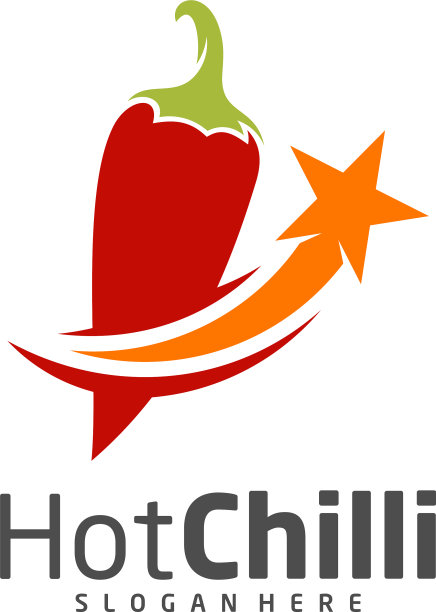 明星辣椒标志设计模板红辣椒标志图片下载