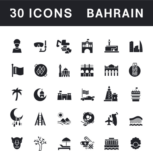 设置简单的图标巴林图片下载